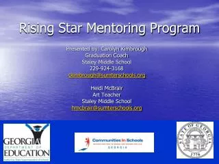 Rising Star Mentoring Program