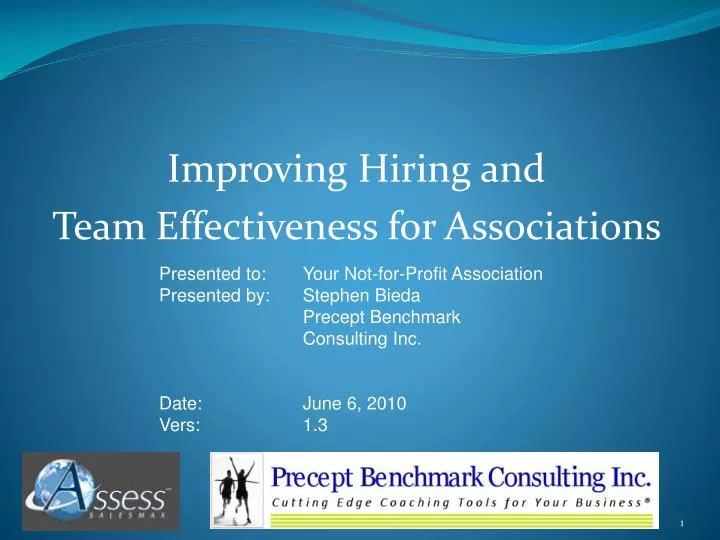 improving hiring and team effectiveness for associations