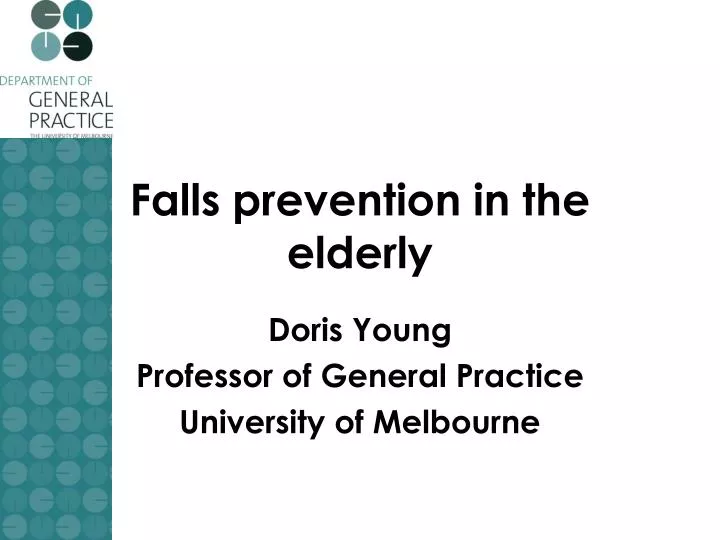 falls prevention in the elderly