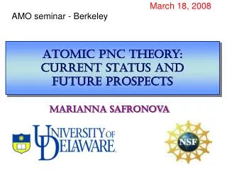 Atomic pnc theory: current status and future prospects