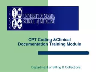 CPT Coding &amp;Clinical Documentation Training Module