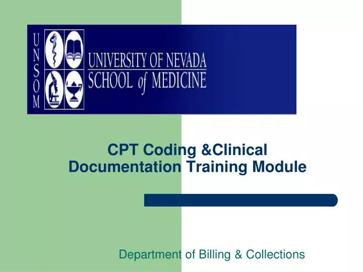 cpt coding clinical documentation training module