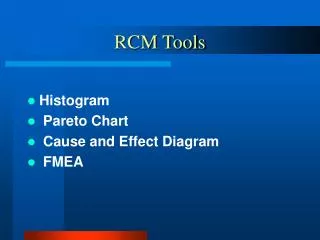 RCM Tools