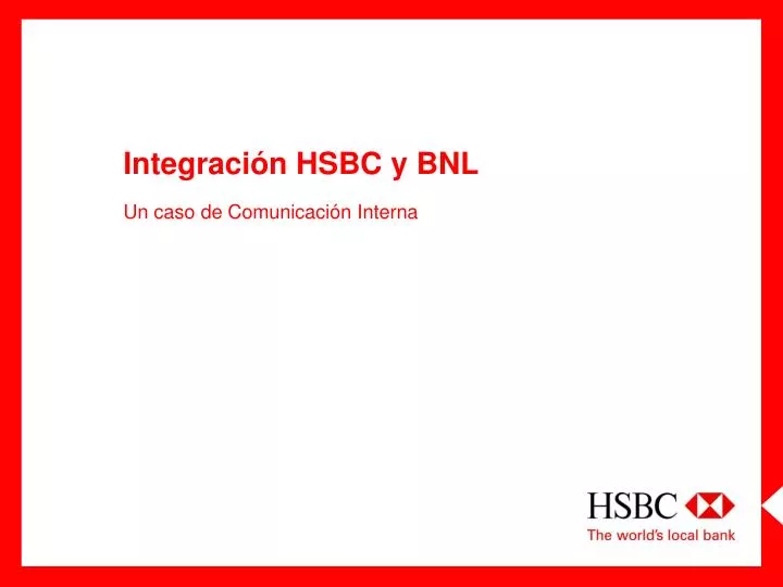 integraci n hsbc y bnl