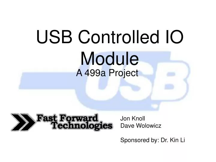usb controlled io module
