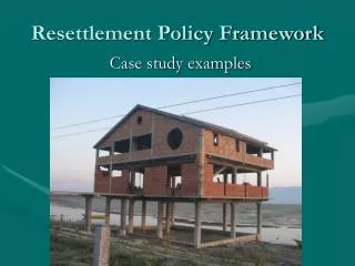 Resettlement Policy Framework