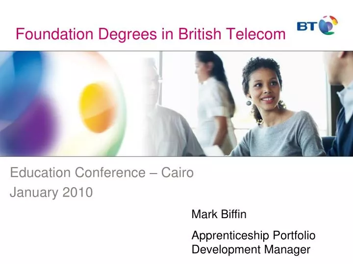 foundation degrees in british telecom