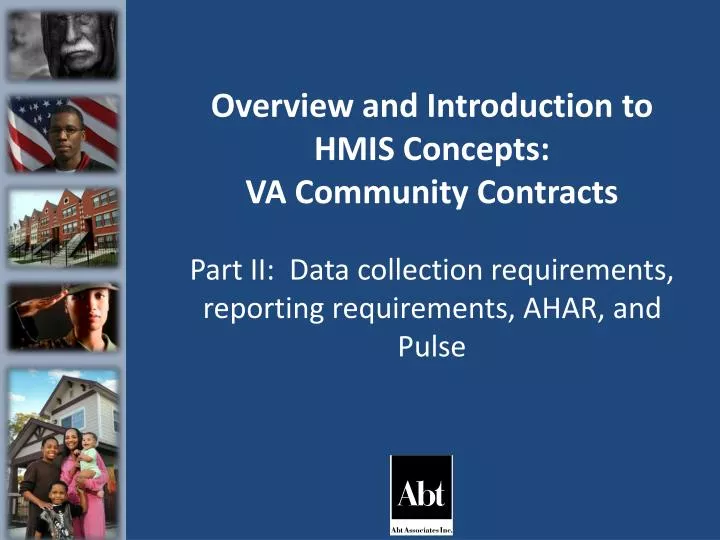 overview and introduction to hmis concepts va community contracts