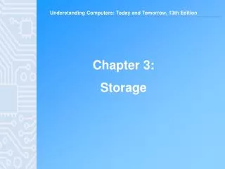 Chapter 3: Storage