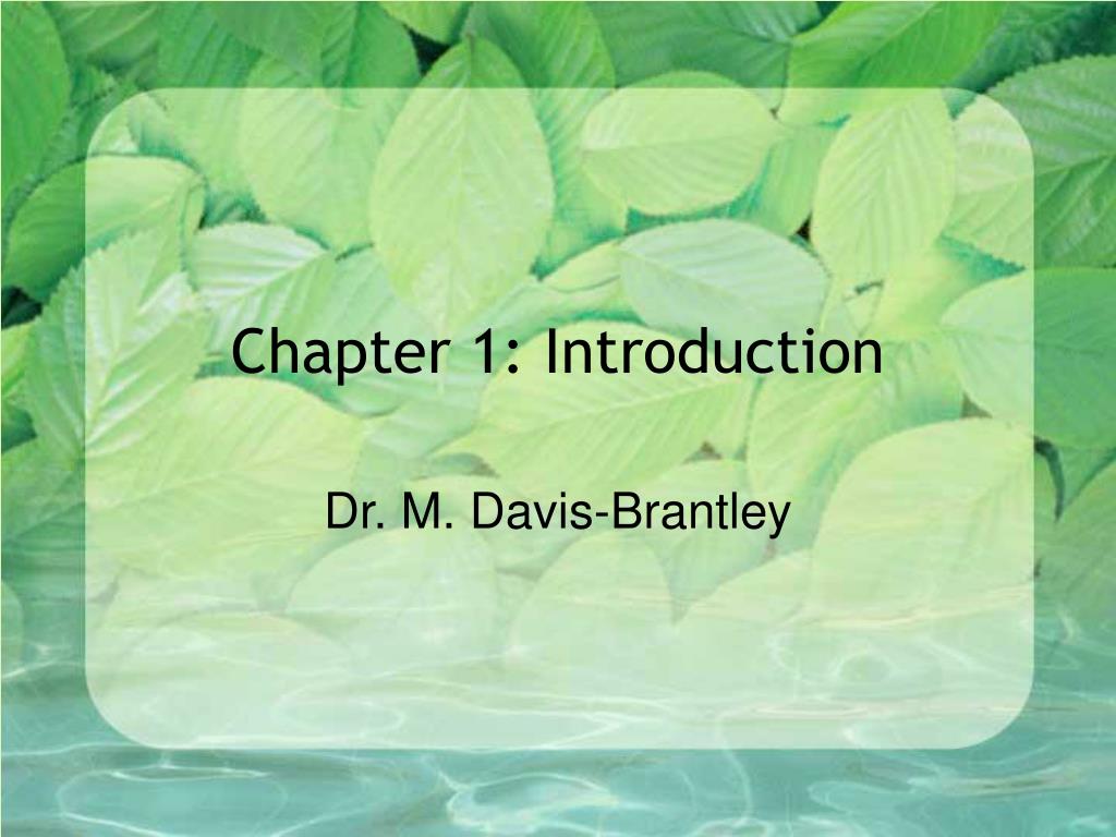 PPT - Chapter 1: Introduction PowerPoint Presentation, free download ...