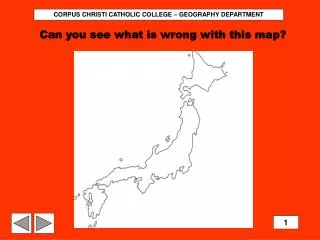 Can you see what is wrong with this map?