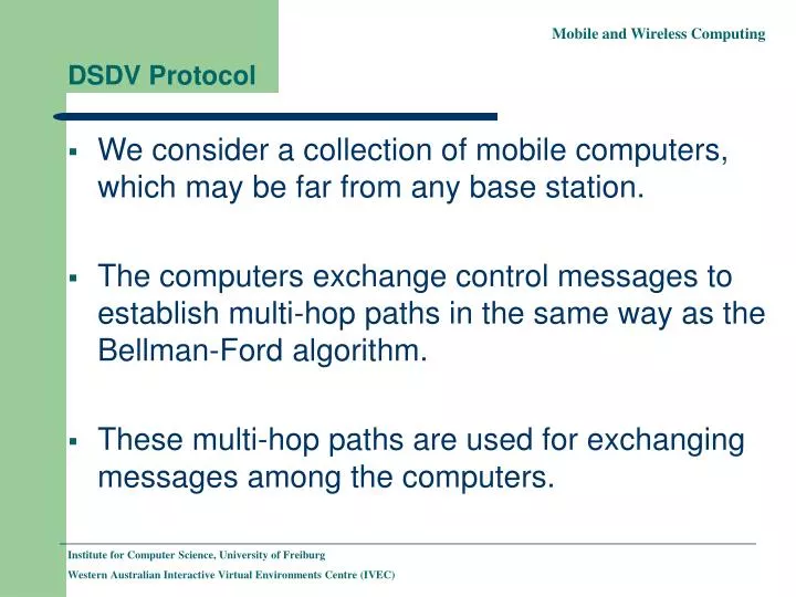 dsdv protocol