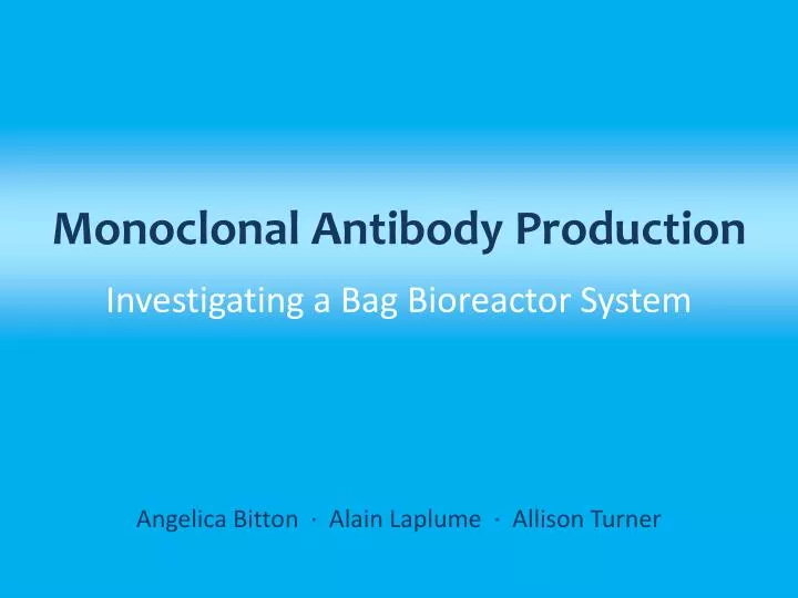 monoclonal antibody production