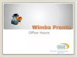 Wimba Pronto - slide 1