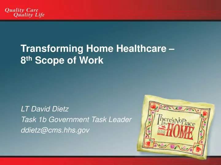 transforming home healthcare 8 th scope of work