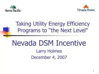Taking Utility Energy Efficiency Programs to “the Next Level”