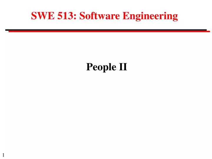 s we 51 3 software engineering