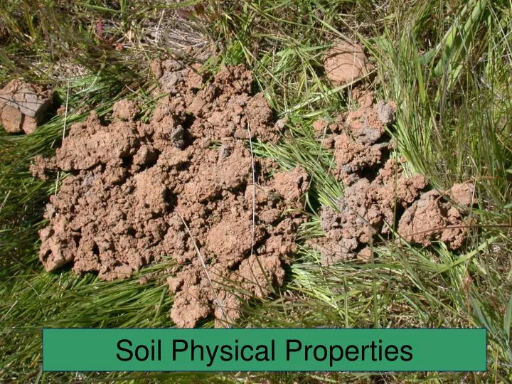 soil physical properties