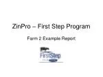 ZinPro – First Step Program - slide 1