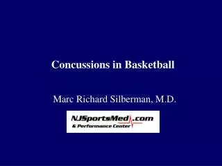 Concussions in Basketball