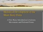 Historical Development of the Short Story Form