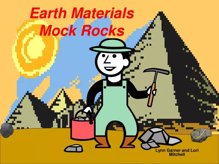 earth materials mock rocks