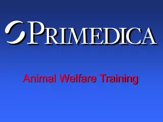 Animal Welfare Training
