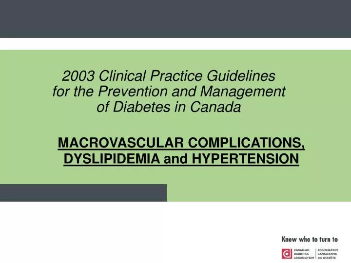 macrovascular complications dyslipidemia and hypertension