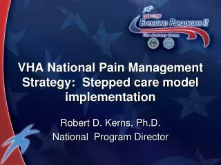 VHA National Pain Management Strategy: Stepped care model implementation