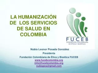 LA HUMANIZACIÓN DE LOS SERVICIOS DE SALUD EN COLOMBIA