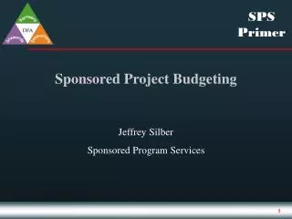 Sponsored Project Budgeting