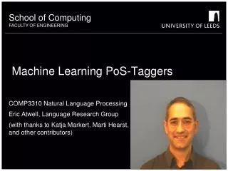 Machine Learning PoS-Taggers