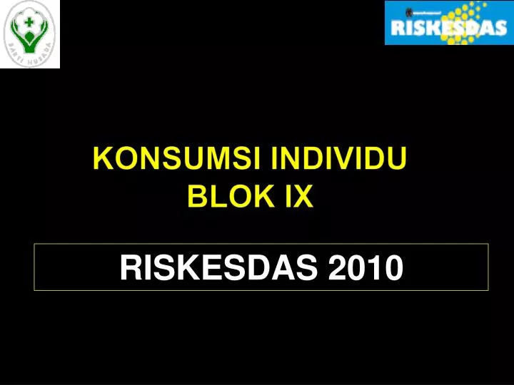 konsumsi individu blok ix