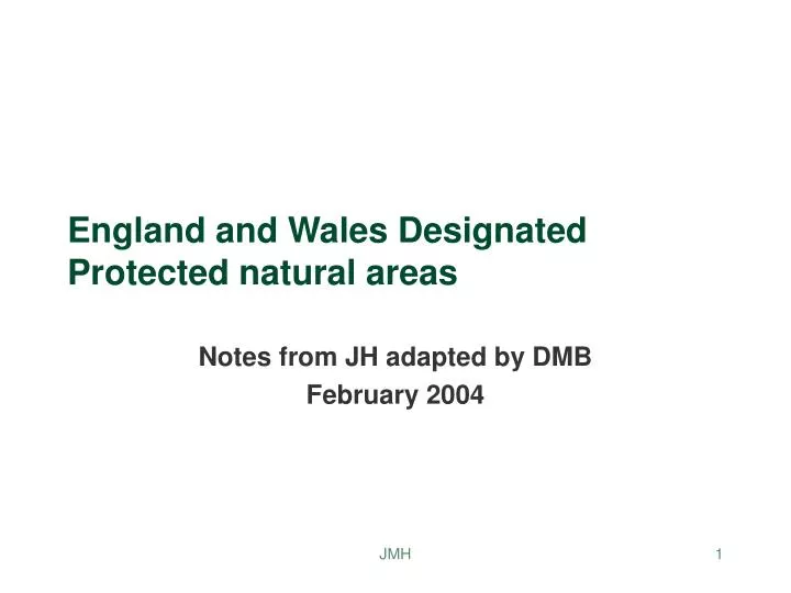 england and wales designated protected natural areas
