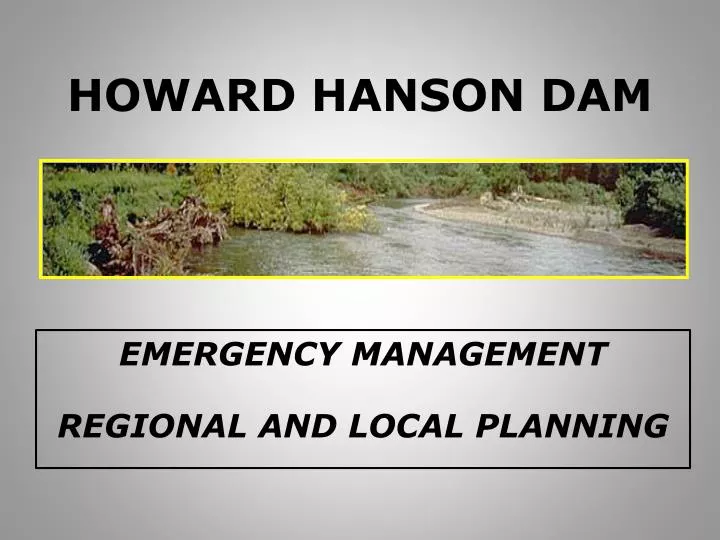 howard hanson dam