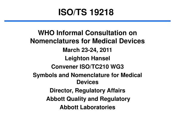 iso ts 19218