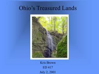 Ohio’s Treasured Lands