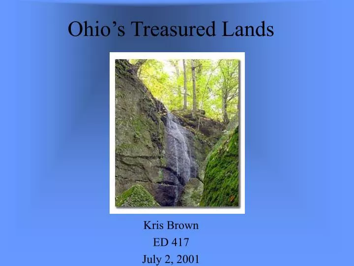 ohio s treasured lands