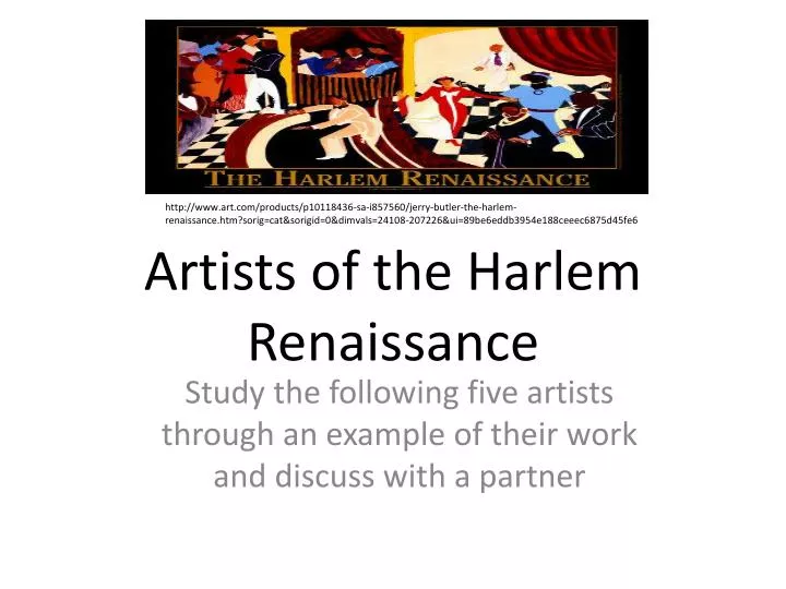 artists of the harlem renaissance