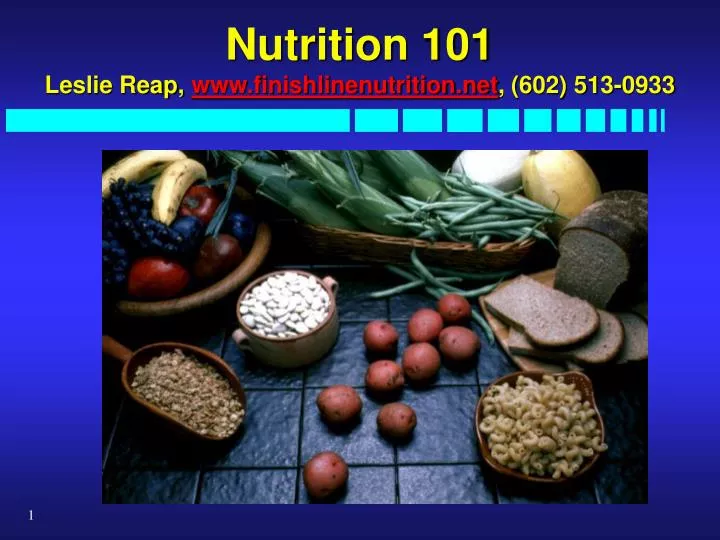 nutrition 101 leslie reap www finishlinenutrition net 602 513 0933