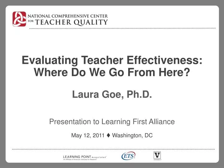evaluating teacher effectiveness where do we go from here