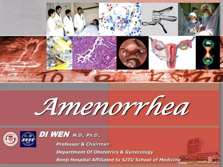 amenorrhea