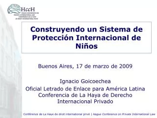 construyendo un sistema de protecci n internacional de ni os