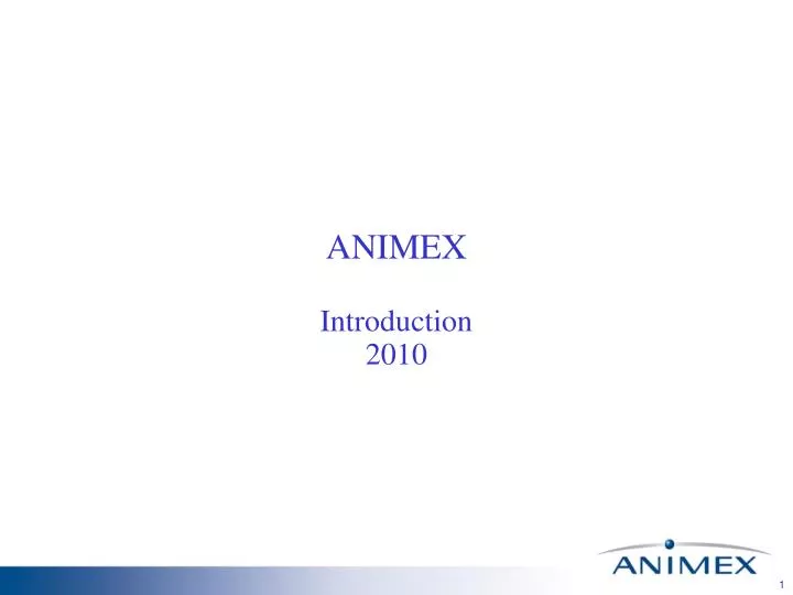 animex introduction 2010