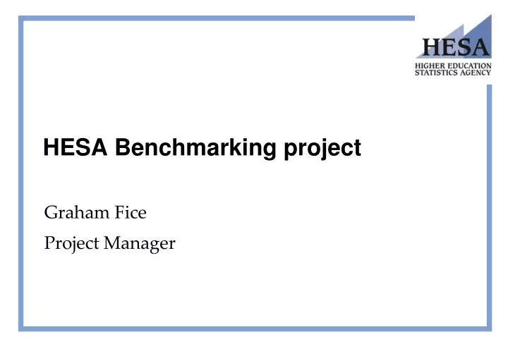 hesa benchmarking project