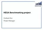Benchmarking Report & Recommendations for Higher Education Institutions - slide 1