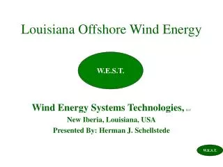 Louisiana Offshore Wind Energy