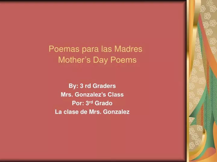 poemas para las madres mother s day poems