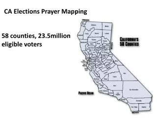 CA Elections Prayer Mapping