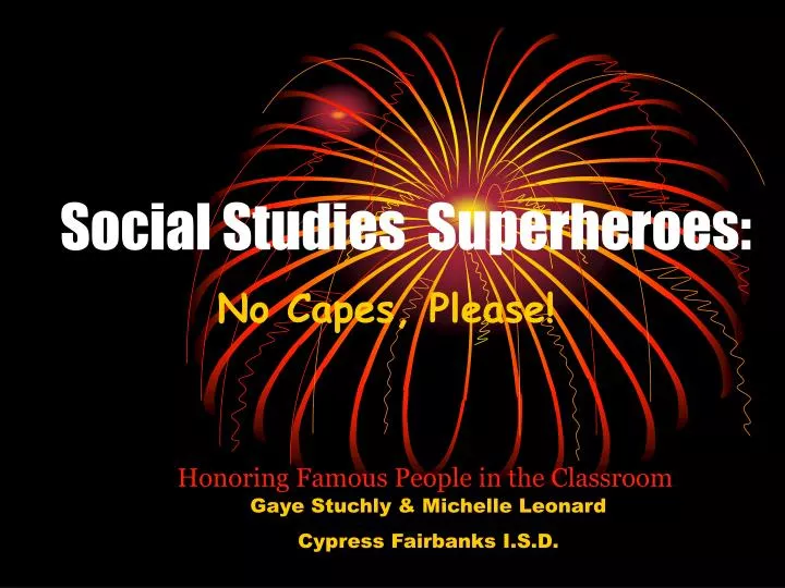 social studies superheroes